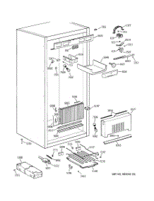 02 - Cabinet Parts (1) parts for Ge Freezer ZIFS36NMARH from AppliancePartsPros.com