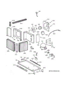 05 - Unit Parts parts for Ge Freezer ZIFS36NMCRH from AppliancePartsPros.com