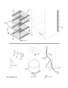 03 - Unit Parts parts for Ge Freezer FUM14DTCRWH from AppliancePartsPros.com
