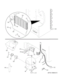 03 - Unit Parts parts for Ge Freezer FUF20DUCRWW from AppliancePartsPros.com
