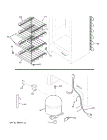 03 - Unit Parts parts for Ge Freezer FUM21DTDRWH from AppliancePartsPros.com