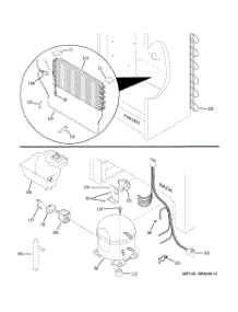 03 - Unit Parts parts for Ge Freezer FUF12SVARWW from AppliancePartsPros.com