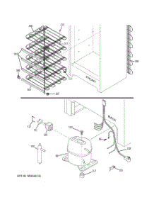 03 - Unit Parts parts for Ge Freezer FUM21SVARWW from AppliancePartsPros.com