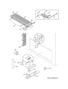 03 - Unit Parts parts for Ge Freezer FCF14SUAWW from AppliancePartsPros.com