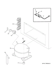 03 - Unit Parts parts for Ge Freezer FCM9DMEWH from AppliancePartsPros.com