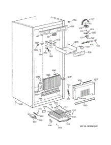 02 - Cabinet Parts (1) parts for Ge Freezer ZIF36NMDRH from AppliancePartsPros.com