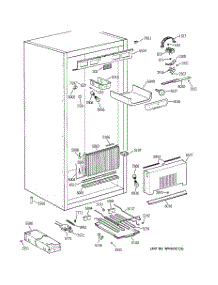 02 - Cabinet Parts (1) parts for Ge Freezer ZIF36NDALH from AppliancePartsPros.com