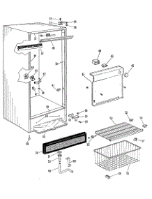 02 - Section2 parts for Ge Freezer CAF16DFB from AppliancePartsPros.com