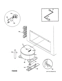03 - Unit Parts parts for Ge Freezer FCM15SMAWH from AppliancePartsPros.com
