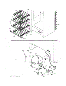 03 - Unit Parts parts for Ge Freezer FP14DXBRWH from AppliancePartsPros.com