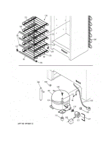 03 - Unit Parts parts for Ge Freezer FP21SXARWH from AppliancePartsPros.com