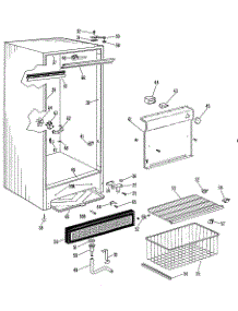 02 - Section2 parts for Ge Freezer CAF16DAC from AppliancePartsPros.com