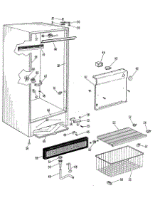 02 - Section2 parts for Ge Freezer CAF16DCC from AppliancePartsPros.com
