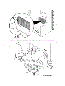 03 - Unit Parts parts for Ge Freezer FF16DXARWH from AppliancePartsPros.com