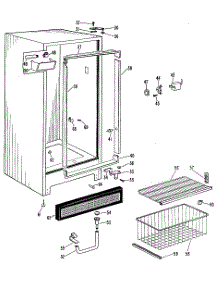02 - Section2 parts for Ge Freezer CA21DAD from AppliancePartsPros.com