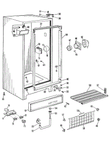 02 - Section2 parts for Ge Freezer CA19DJC from AppliancePartsPros.com