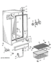 02 - Section2 parts for Ge Freezer FP14DSBRWH from AppliancePartsPros.com