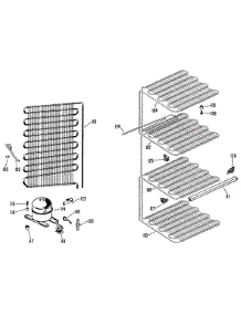 03 - Section3 parts for Ge Freezer CA10DCB from AppliancePartsPros.com