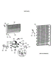 03 - Unit Parts parts for Ge Freezer FF16DSARWH from AppliancePartsPros.com