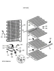 03 - Unit Parts parts for Ge Freezer FP12SSDRWH from AppliancePartsPros.com