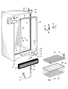 02 - Section2 parts for Ge Freezer CA21DCB from AppliancePartsPros.com