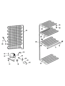 03 - Section3 parts for Ge Freezer CA19DCB from AppliancePartsPros.com