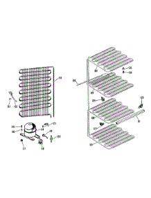 03 - Section3 parts for Ge Freezer CA13DCB from AppliancePartsPros.com