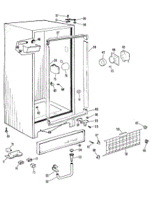 02 - Section2 parts for Ge Freezer CA16SKB from AppliancePartsPros.com
