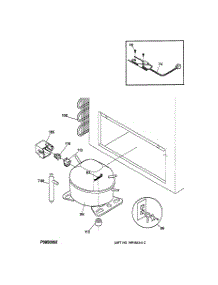 03 - System parts for Ge Freezer FCM5SAAWH from AppliancePartsPros.com