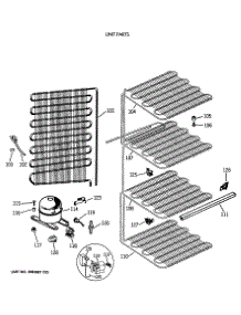 03 - Unit Parts parts for Ge Freezer FP14DSERWH from AppliancePartsPros.com