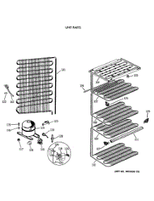 03 - Unit Parts parts for Ge Freezer FP21DSDRWH from AppliancePartsPros.com