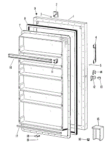 02 - Section2 parts for Ge Freezer CA19DKC from AppliancePartsPros.com