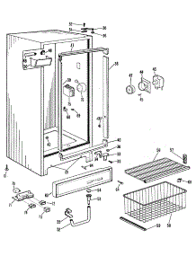 02 - Section2 parts for Ge Freezer CA21DJC from AppliancePartsPros.com