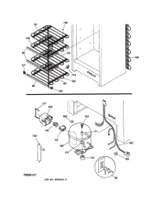 03 - Unit Parts parts for Ge Freezer FUM14DAARWH from AppliancePartsPros.com