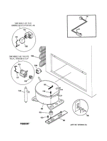 03 - System parts for Ge Freezer FCM25DABWH from AppliancePartsPros.com
