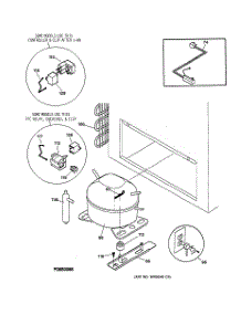 03 - System parts for Ge Freezer FCM15DABWH from AppliancePartsPros.com