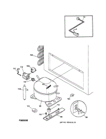 03 - System parts for Ge Freezer FCM20DAAWH from AppliancePartsPros.com