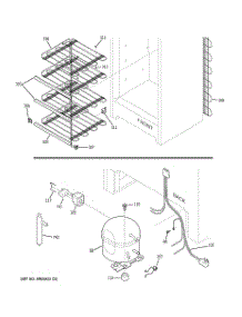 03 - Unit Parts parts for Ge Freezer FUM17SVCRWW from AppliancePartsPros.com