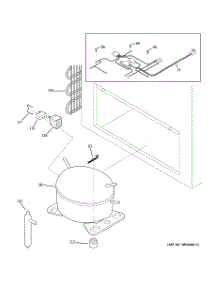 03 - Unit Parts parts for Ge Freezer FCM9DTAWH from AppliancePartsPros.com