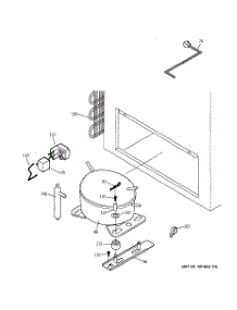 03 - Unit Parts parts for Ge Freezer FCM25DSAWH from AppliancePartsPros.com