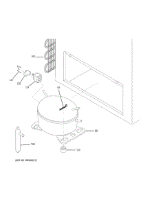 03 - Unit Parts parts for Ge Freezer FCM7DMFWH from AppliancePartsPros.com