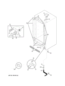 02 - Cabinet parts for Ge Freezer FUM14SRARWH from AppliancePartsPros.com