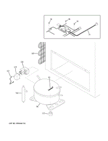 03 - Unit Parts parts for Ge Freezer FCM9DMCWH from AppliancePartsPros.com