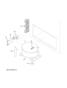 03 - Unit Parts parts for Ge Freezer FCM9HDPBWH from AppliancePartsPros.com