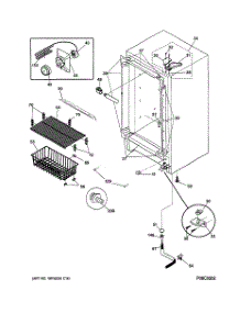 02 - Cabinet parts for Ge Freezer FUM17DMDRWH from AppliancePartsPros.com