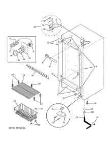 02 - Cabinet parts for Ge Freezer FUM21DPARWH from AppliancePartsPros.com