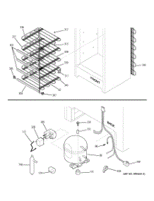 03 - Unit Parts parts for Ge Freezer FUM21DMDRWH from AppliancePartsPros.com