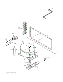 03 - Unit Parts parts for Ge Freezer FCM25DADWH from AppliancePartsPros.com