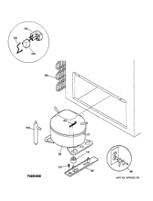 03 - Unit Parts parts for Ge Freezer FCM15HDMAWH from AppliancePartsPros.com
