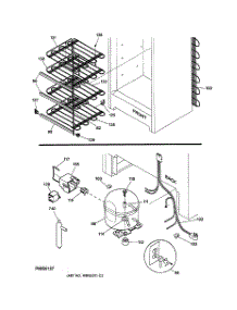 03 - System parts for Ge Freezer FUM17SMARWH from AppliancePartsPros.com